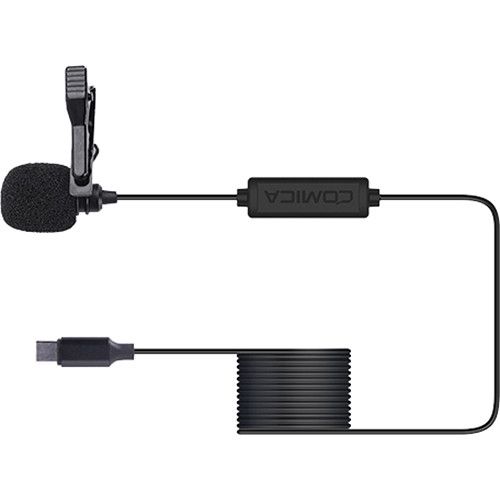 Abreviar más y más En riesgo Micrófono COMICA V01SP (UC) 6.0m Lavalier Solapa USB-C